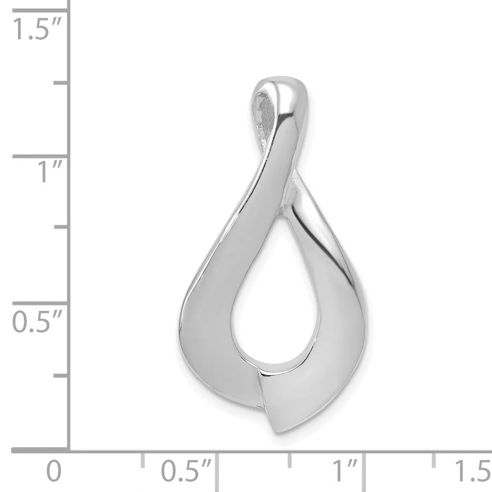 14k White Gold Slide