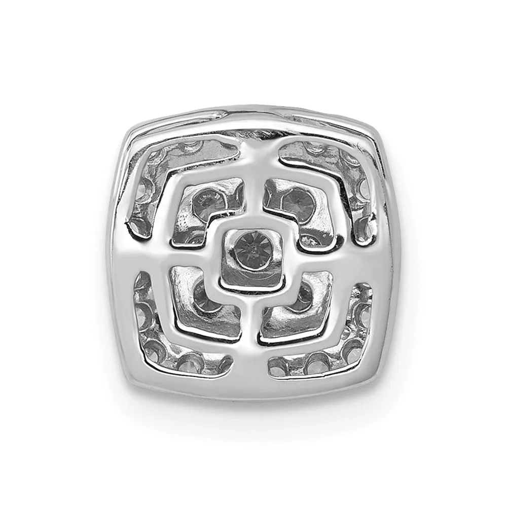 14kw Lab Grown Diamond SI1/SI2, G H I, Slide Pendant