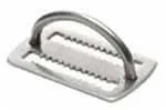 2" Webbing keeper with d ring