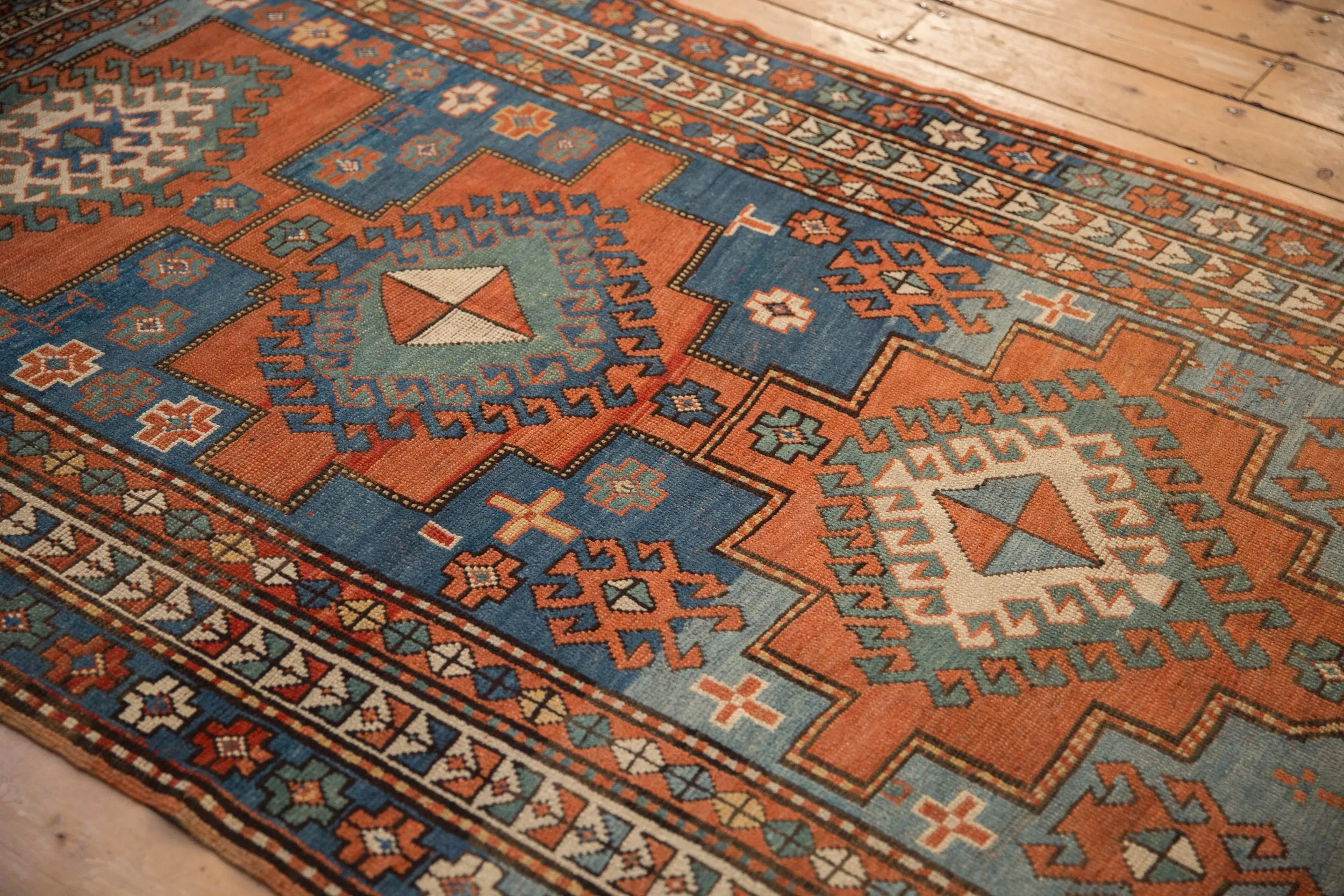 4.5x7 Antique Kazak Rug