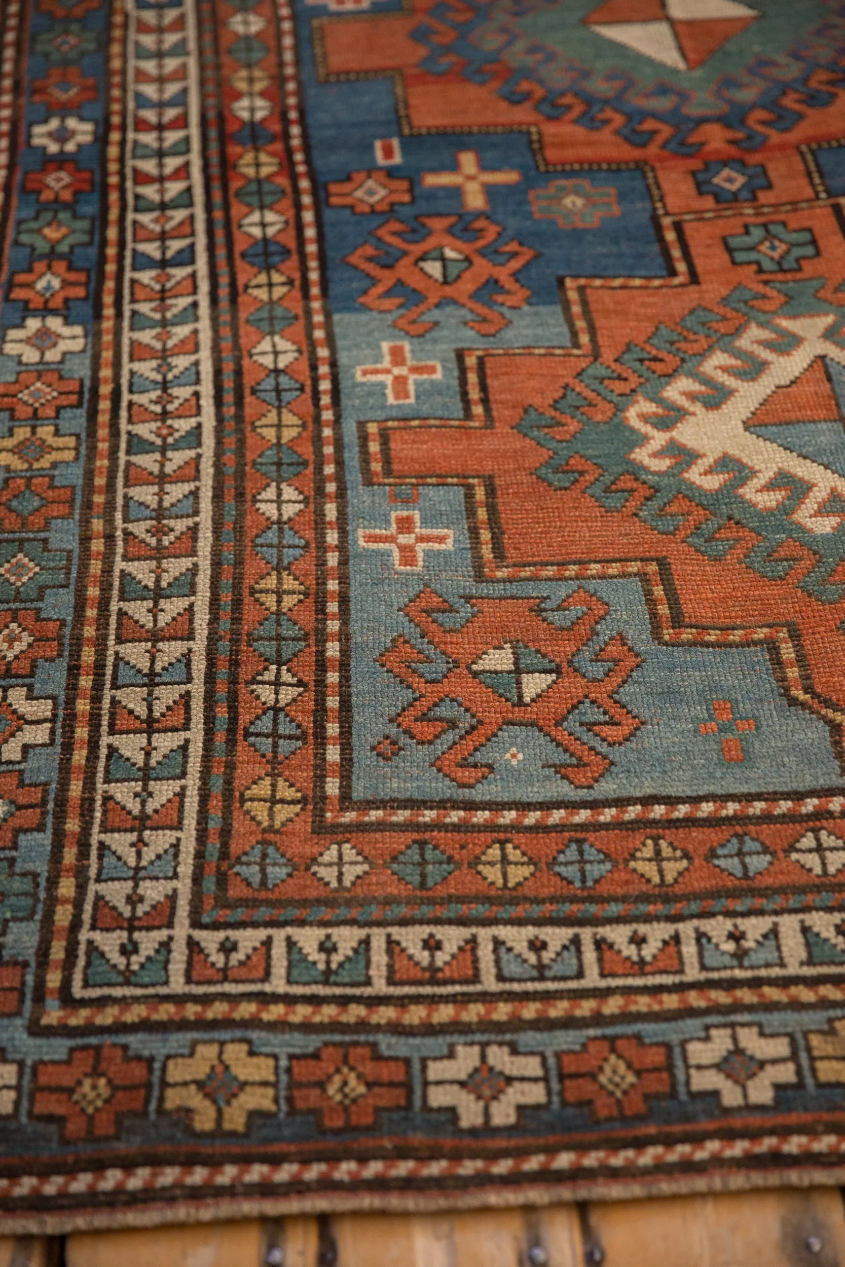 4.5x7 Antique Kazak Rug