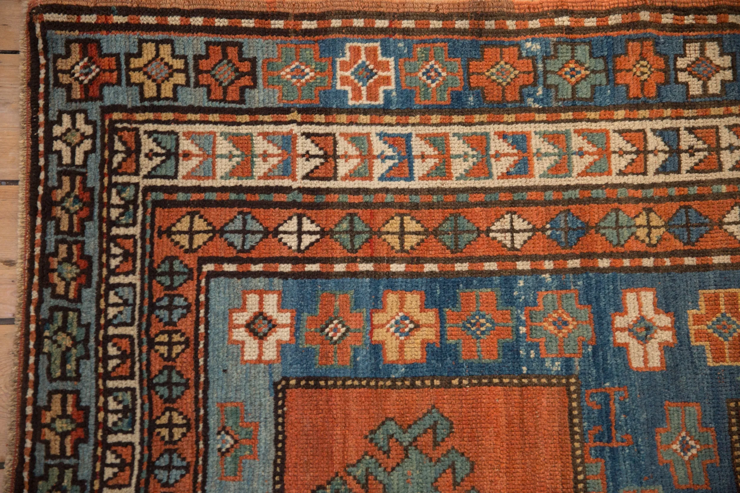 4.5x7 Antique Kazak Rug