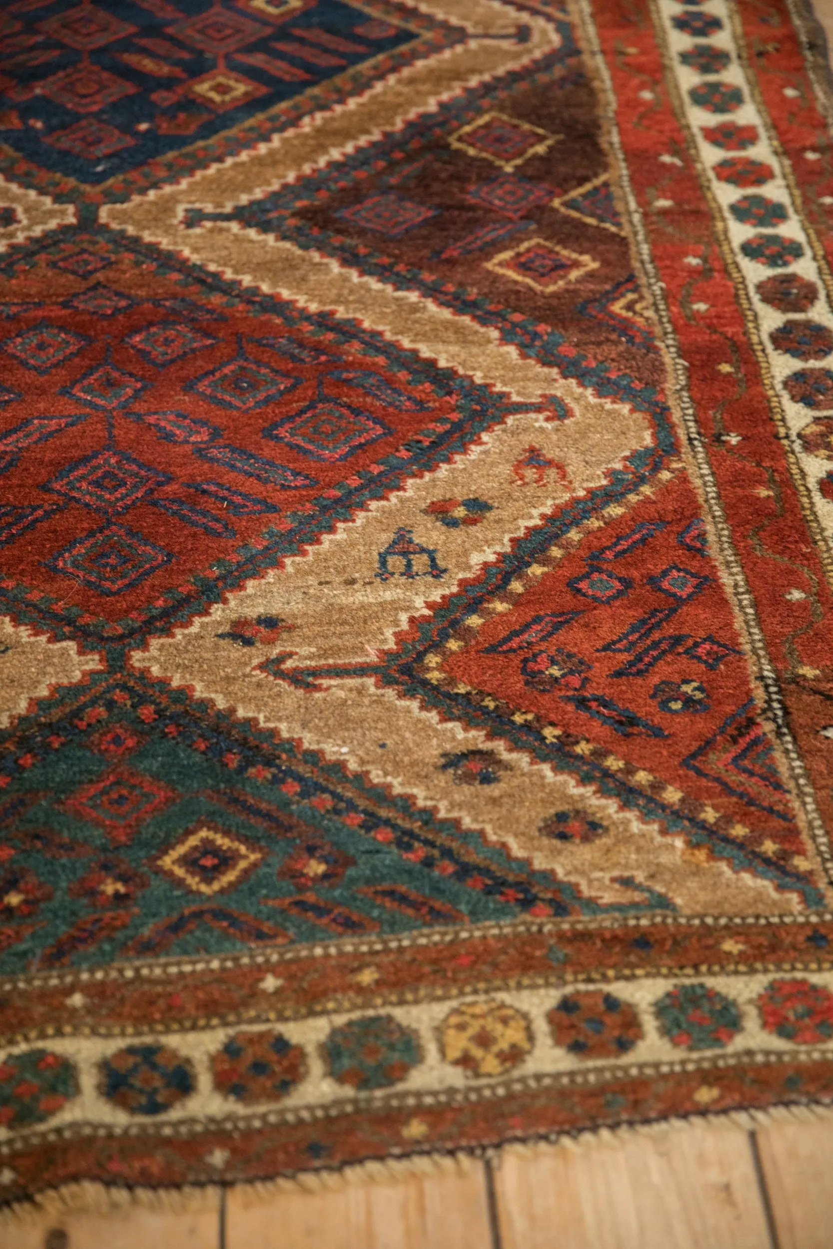 4x6.5 Antique Fine Hamadan Rug