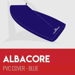 Albacore Boat Cover - Boom Up - PVC Blue