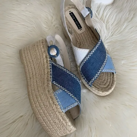 alice   oliviaFayen Platform Espadrille Sandal
