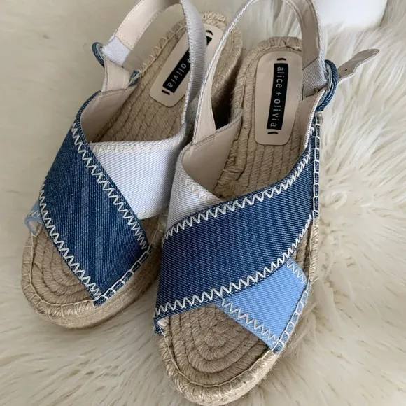 alice   oliviaFayen Platform Espadrille Sandal