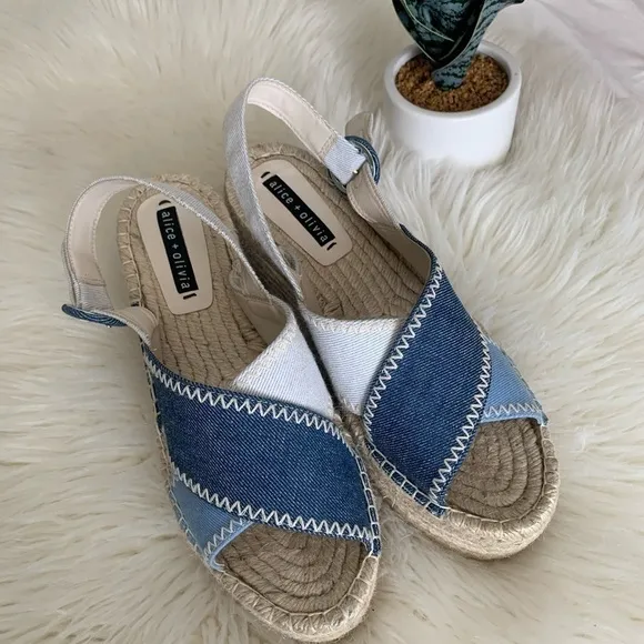 alice   oliviaFayen Platform Espadrille Sandal