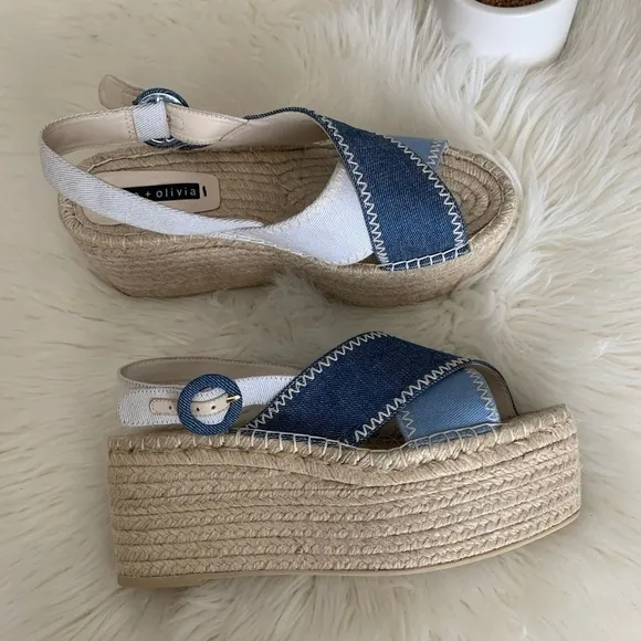 alice   oliviaFayen Platform Espadrille Sandal