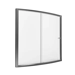 American Standard AM00496.400.295 Ovation 60" x 58" Framed Bypass Tub/Shower Door in Satin Nickel