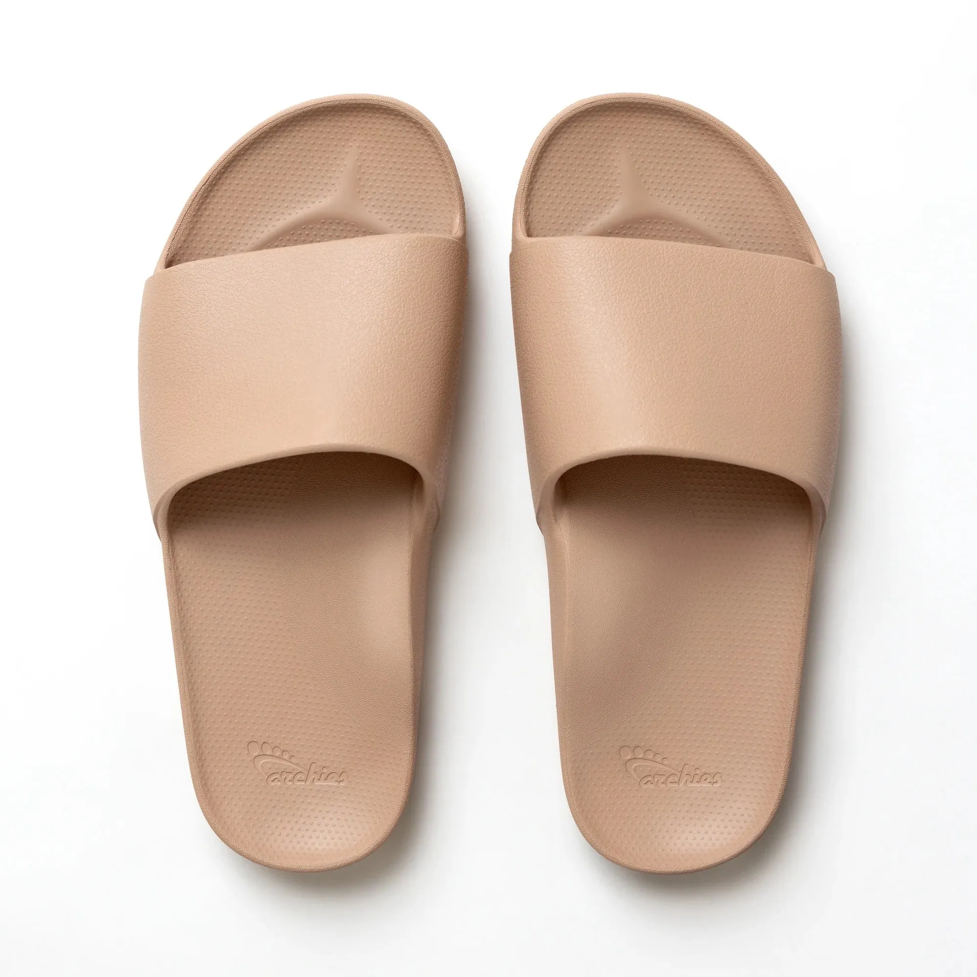 Arch support slides in tan