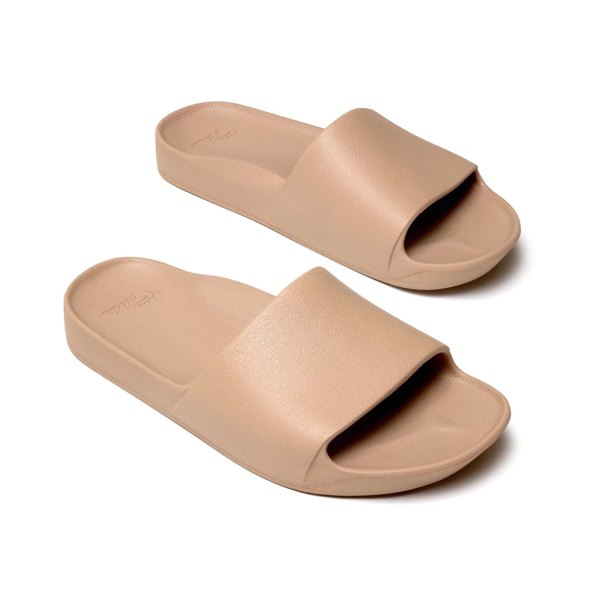 Arch support slides in tan