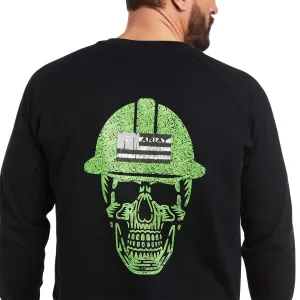 Ariat Mens Rebar Cotton Roughneck Graphic T-Shirt Black