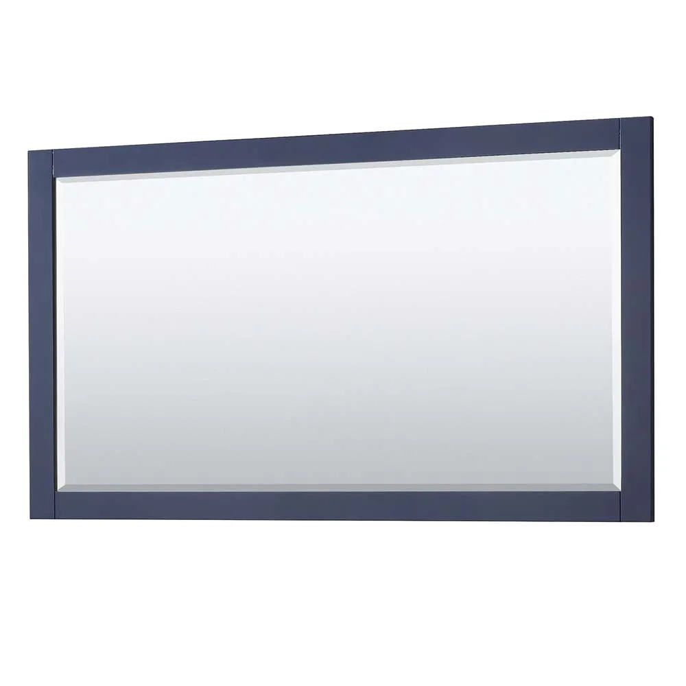 Avery 60 Inch Double Bathroom Vanity in Dark Blue