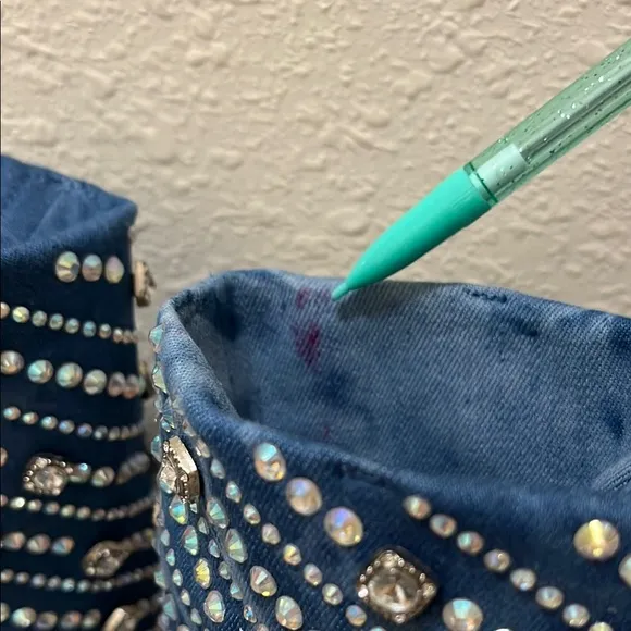 AZALEA WANG SAY IT LIKE YOU MEAN IT STILETTO SANDAL IN DENIM