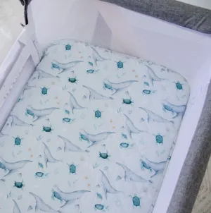Bambella Co-Sleeper Fitted Waterproof Sheet |  Turtle Bay