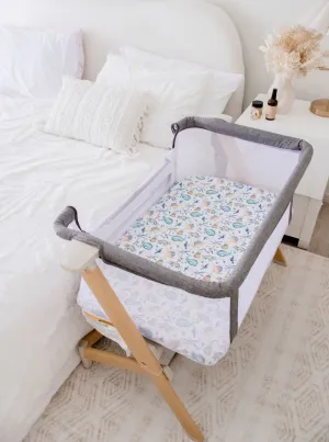 Bambella Co-Sleeper Fitted Waterproof Sheet | Wild Dinosaurs