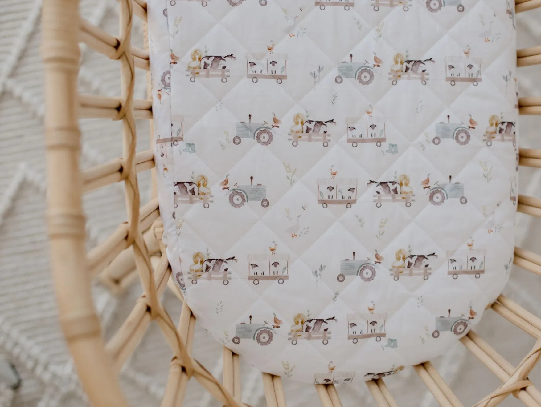 Bambella Waterproof Moses Bassinet Sheet | Oakwood Farm