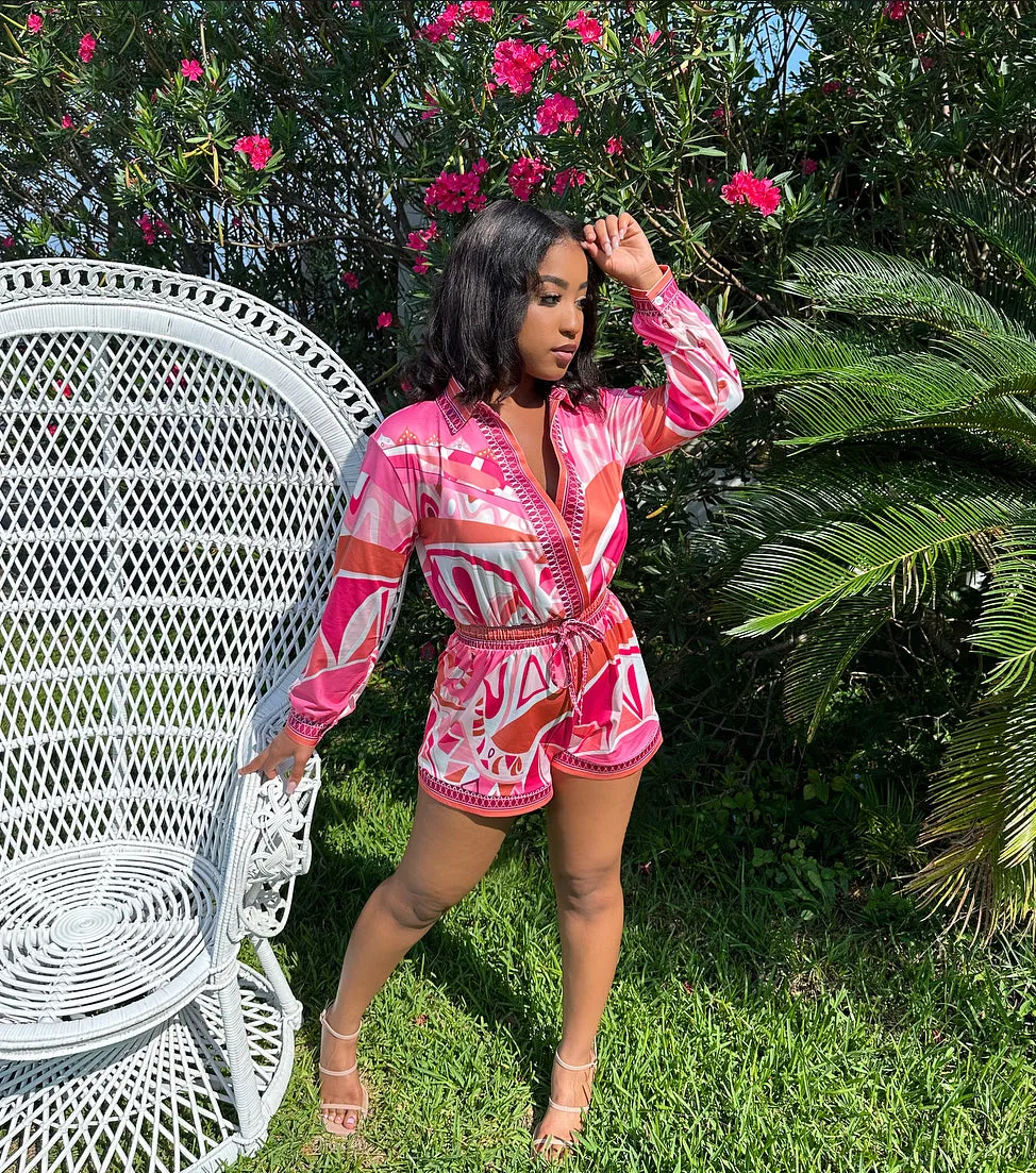 BARBIE PINK ROMPER