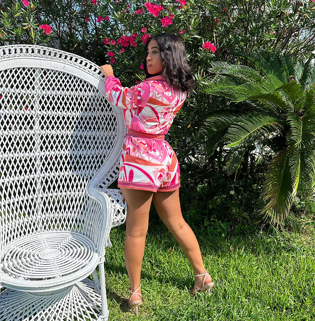 BARBIE PINK ROMPER