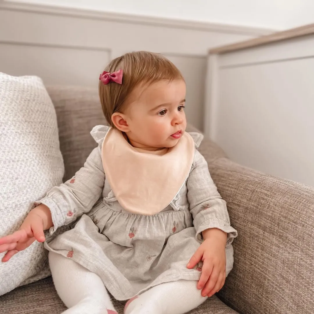 Beige Bib Waterproof Dribble Bib