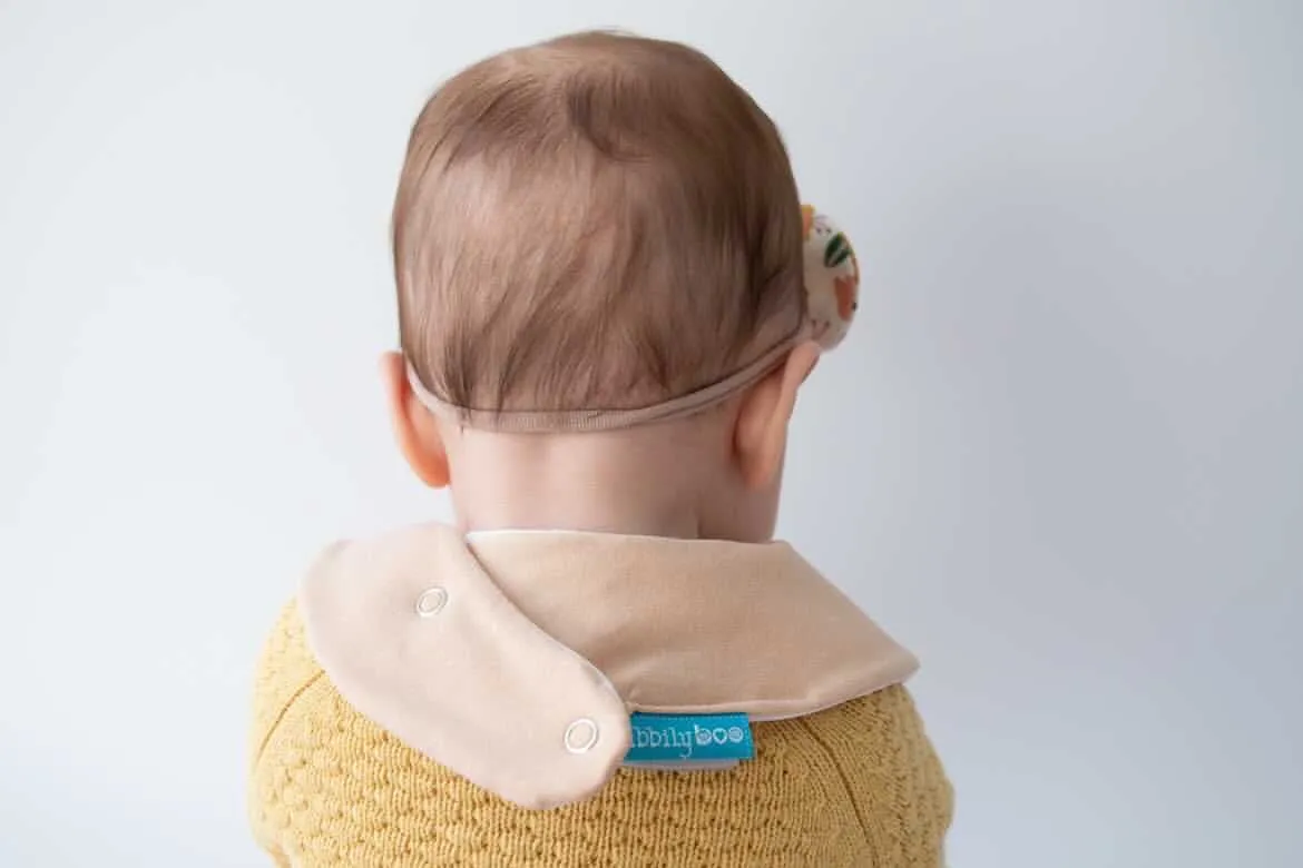 Beige Bib Waterproof Dribble Bib