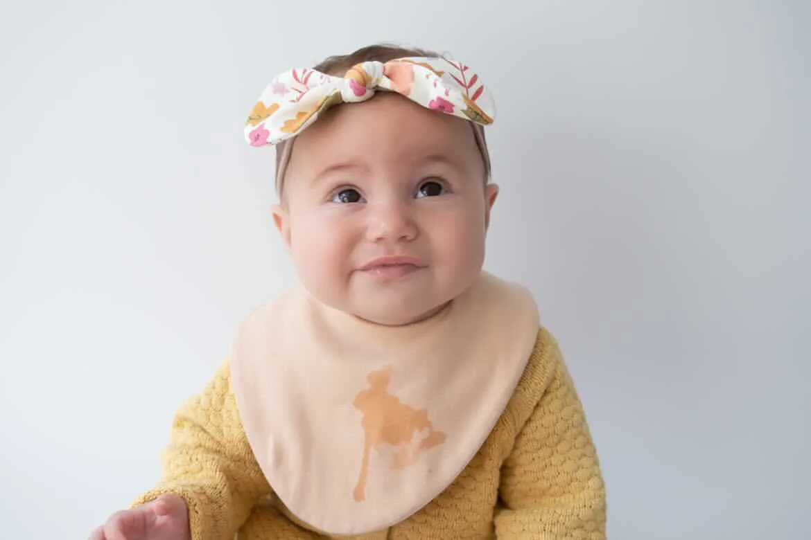 Beige Bib Waterproof Dribble Bib