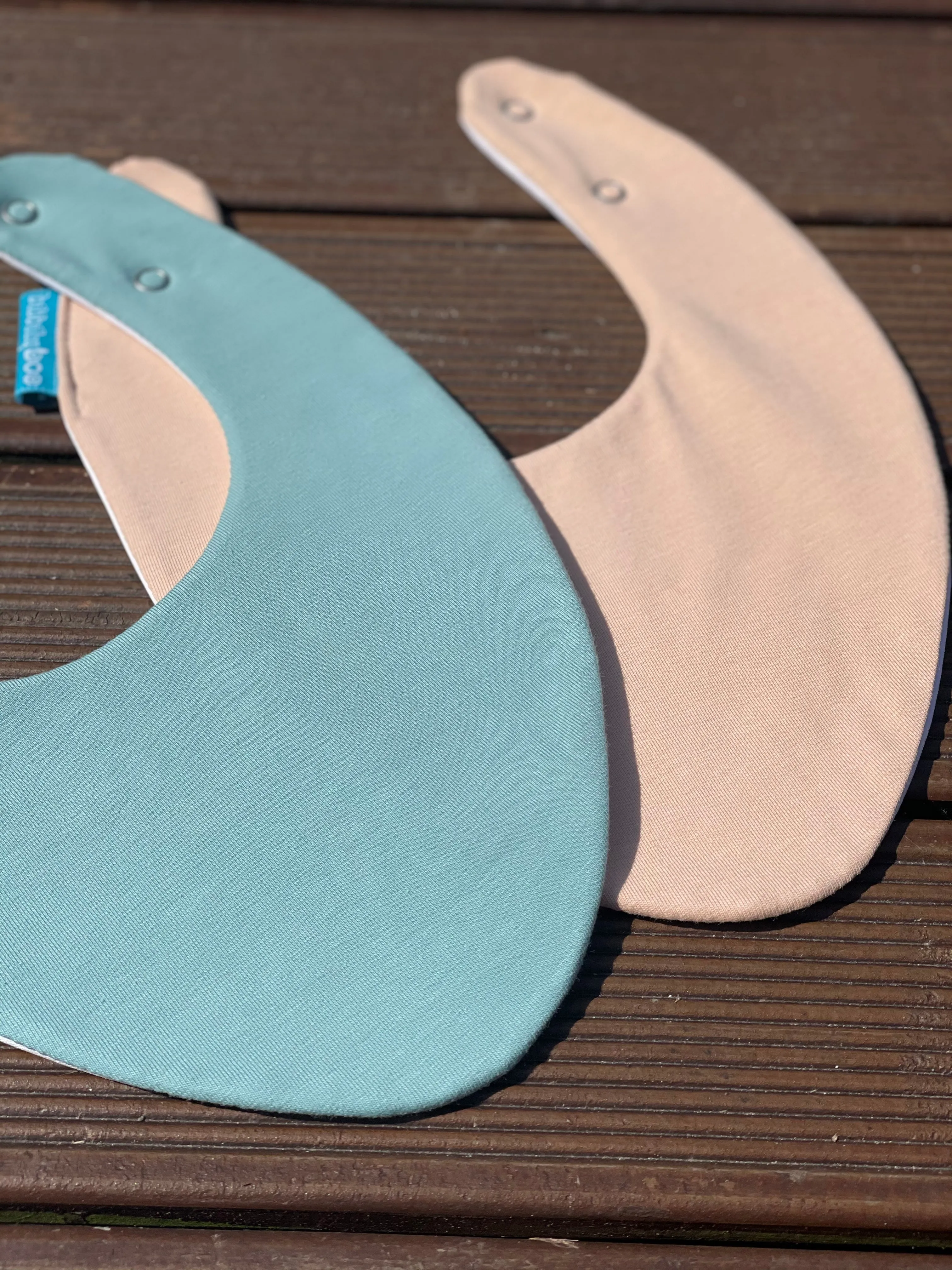Beige Bib Waterproof Dribble Bib