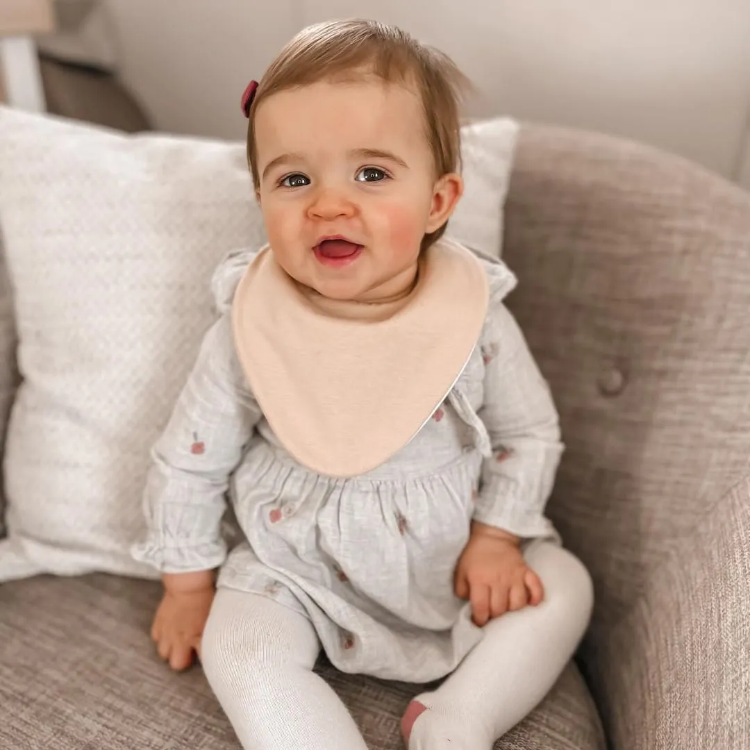 Beige Bib Waterproof Dribble Bib