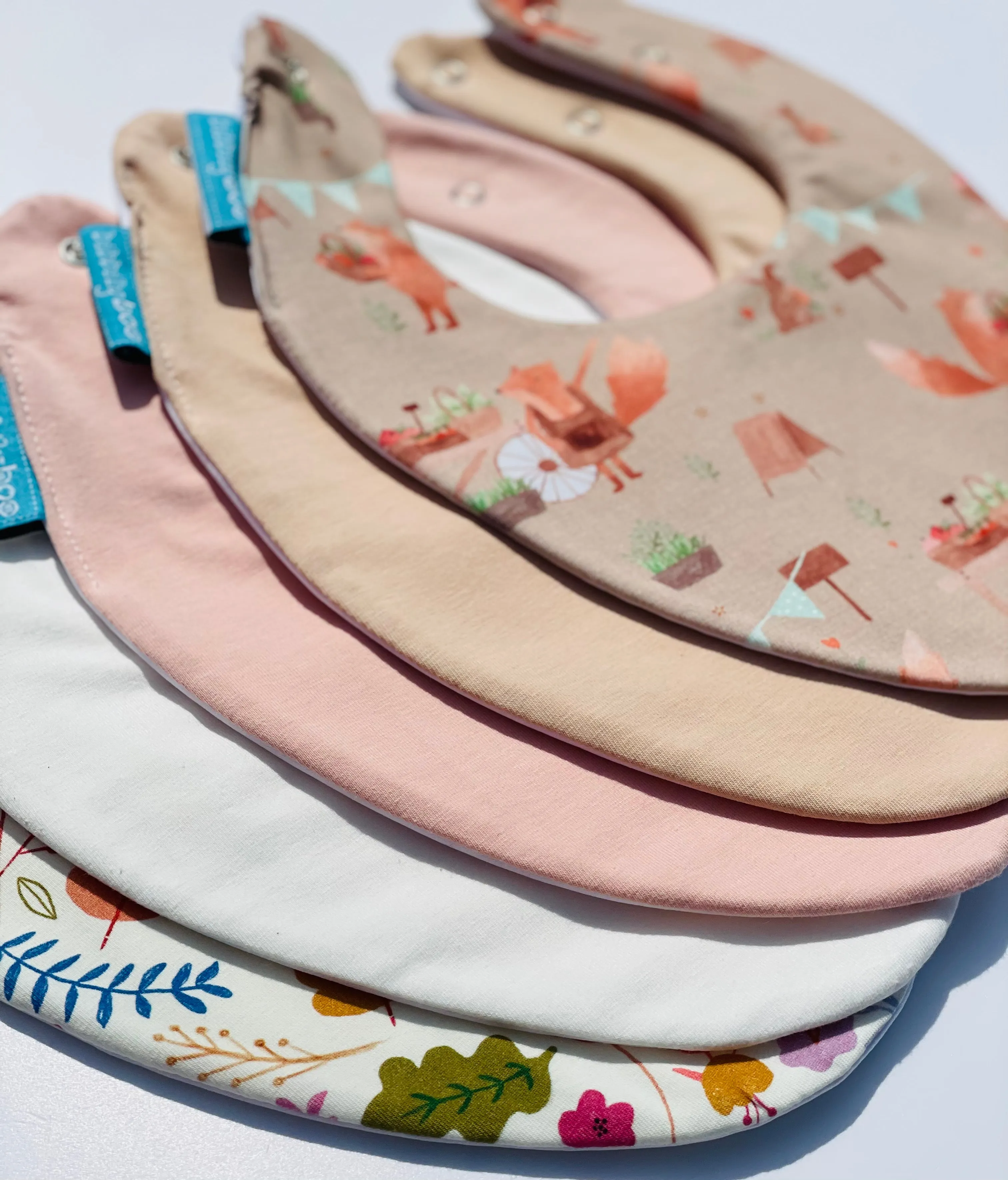 Beige Bib Waterproof Dribble Bib