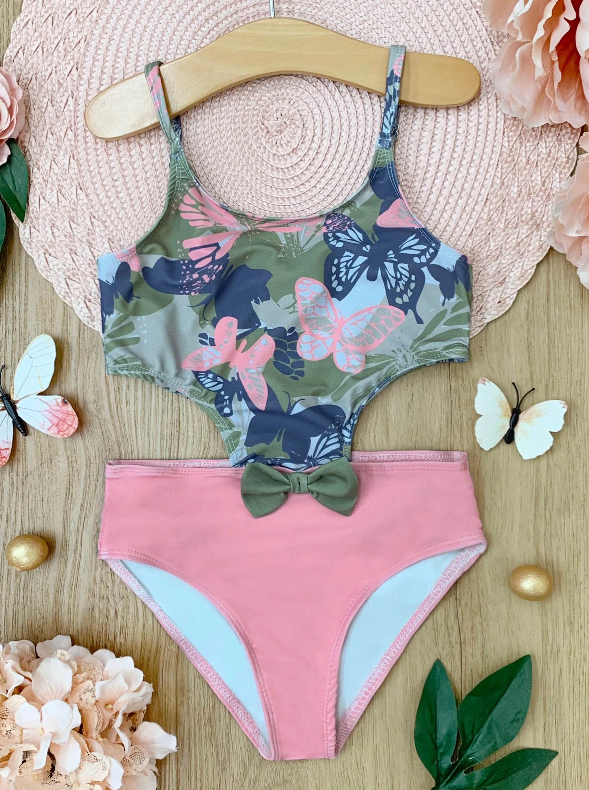 Butterfly Camo Cutie One Piece Swimsuit
