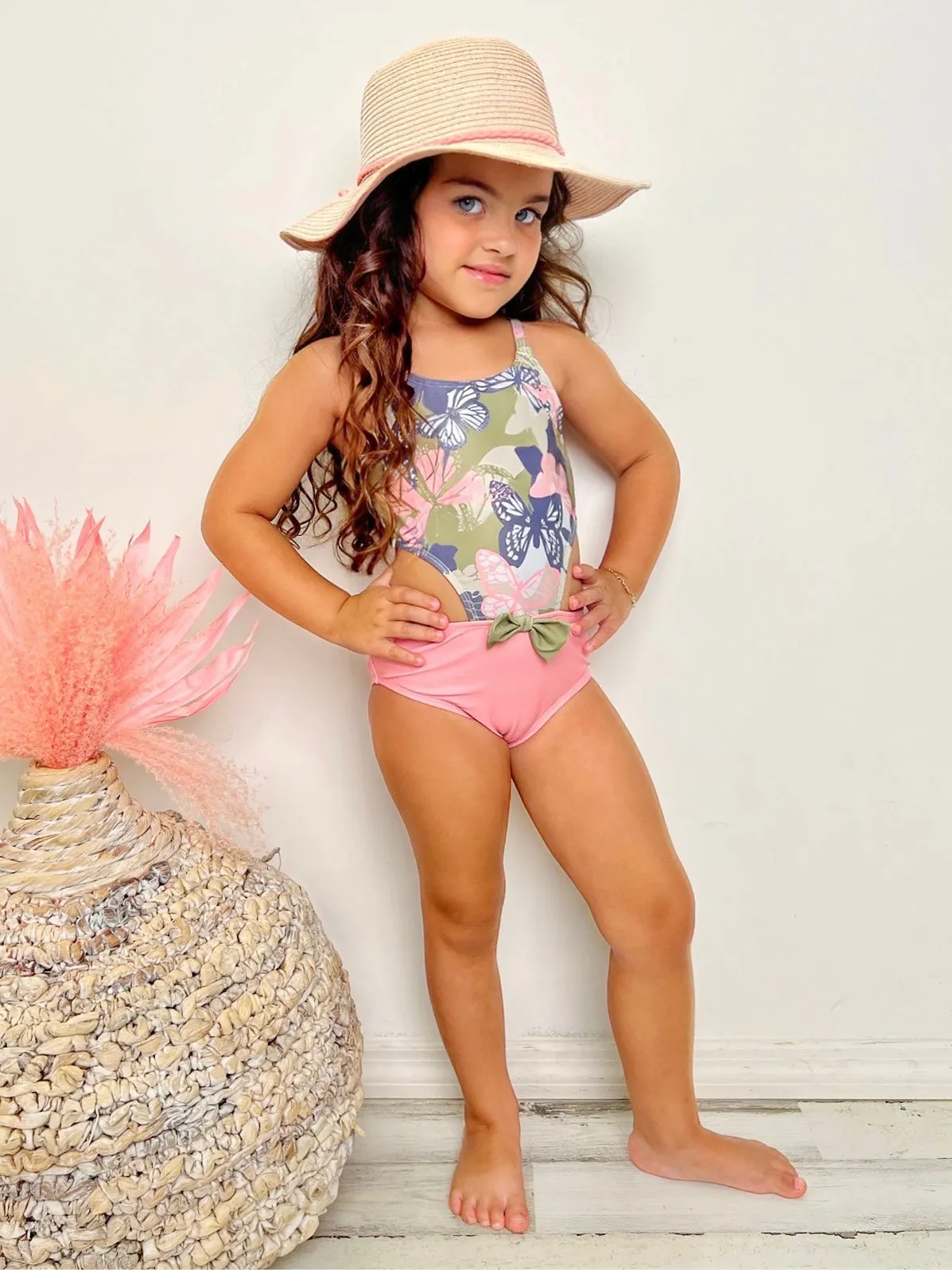 Butterfly Camo Cutie One Piece Swimsuit