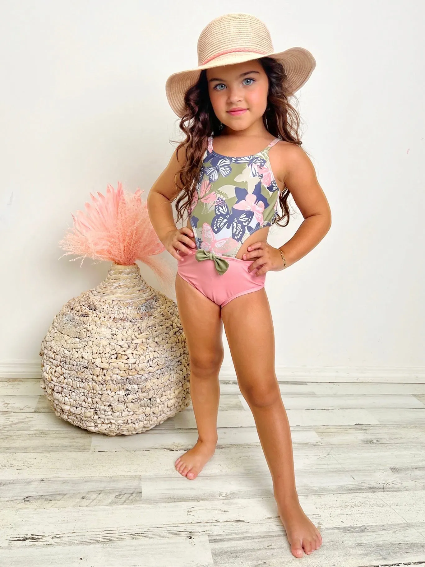 Butterfly Camo Cutie One Piece Swimsuit