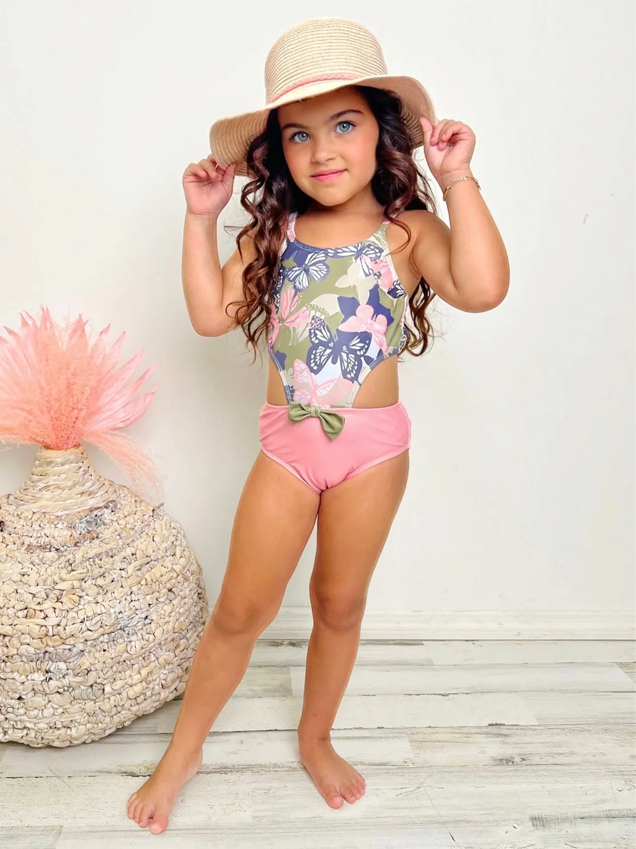Butterfly Camo Cutie One Piece Swimsuit