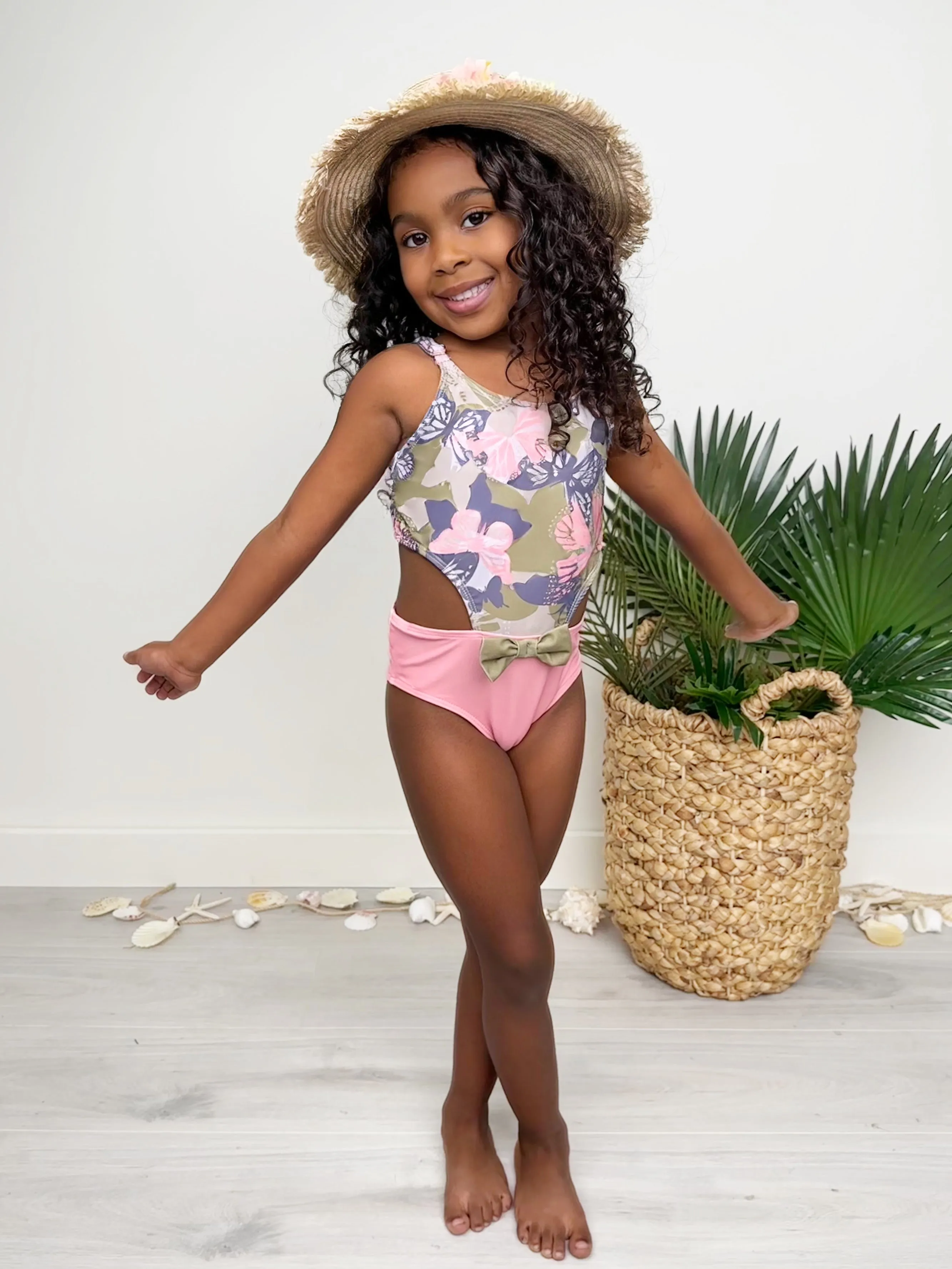 Butterfly Camo Cutie One Piece Swimsuit