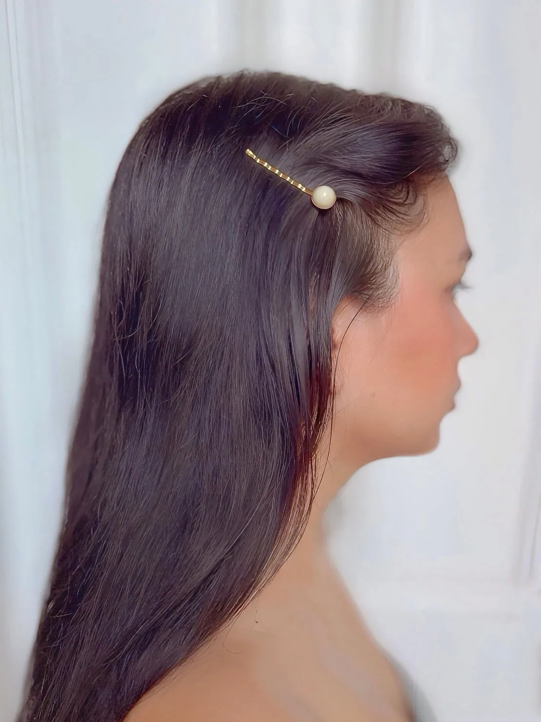 Cabochon Royal Blue Hair Slide Set