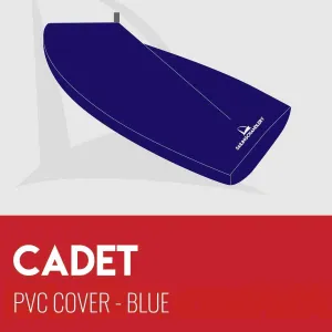 Cadet Boat Cover - Boom Up - PVC Blue