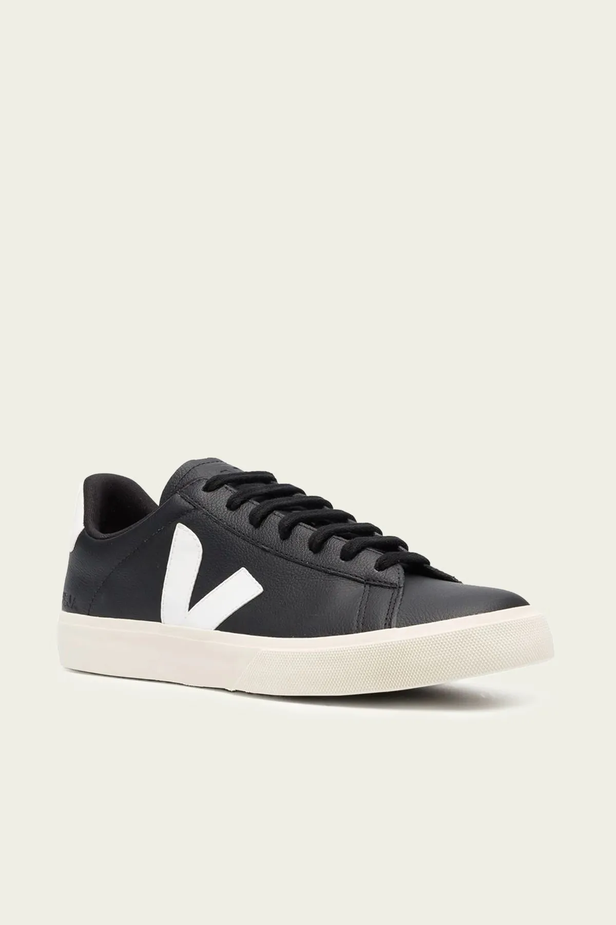 Campo Chromefree Leather Men Sneaker in Black and White