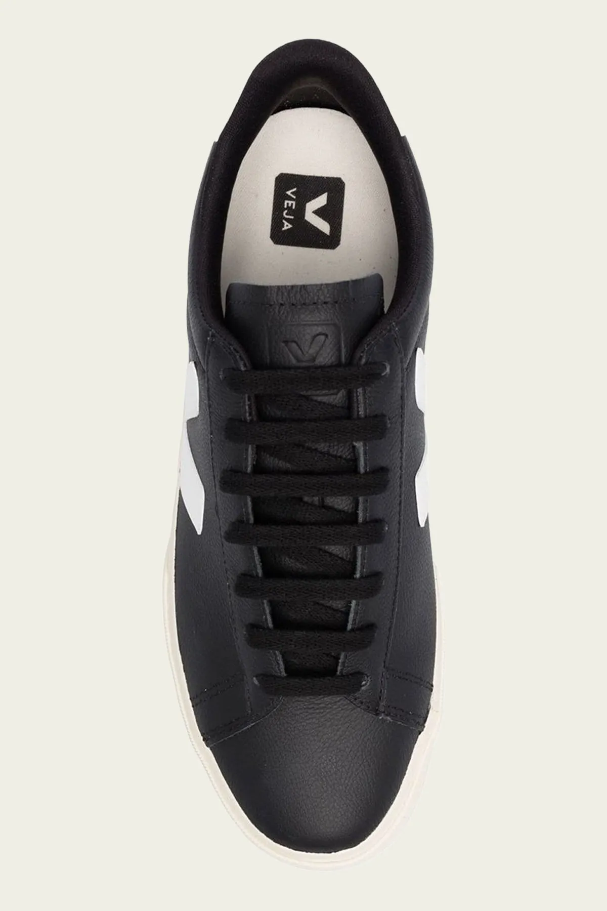 Campo Chromefree Leather Men Sneaker in Black and White