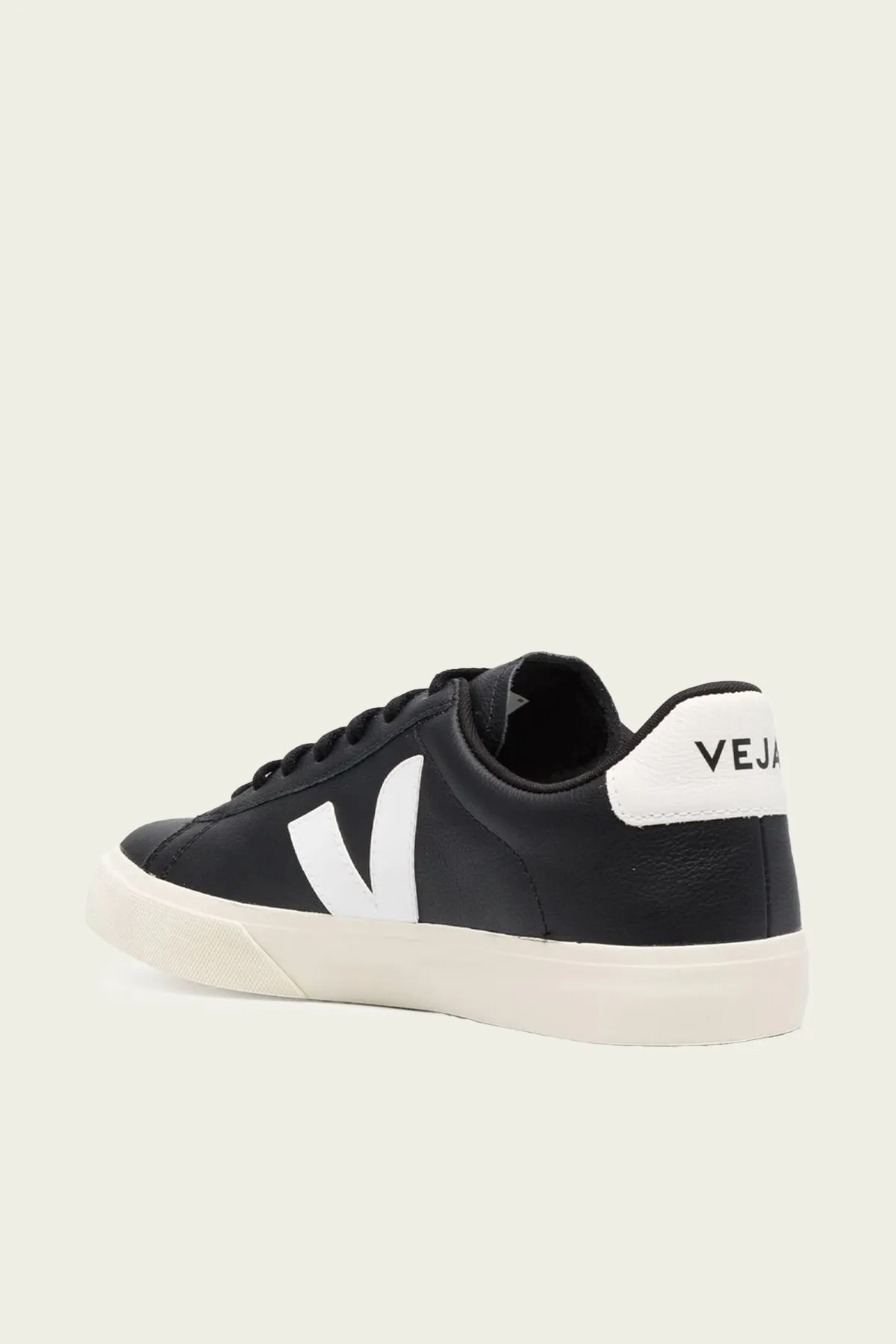 Campo Chromefree Leather Men Sneaker in Black and White