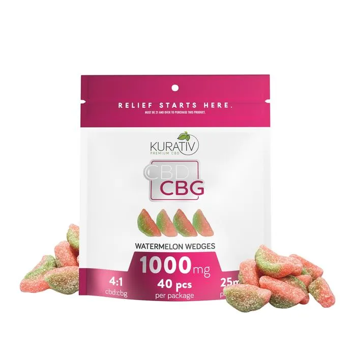 CBD : CBG 1000mg Gummies