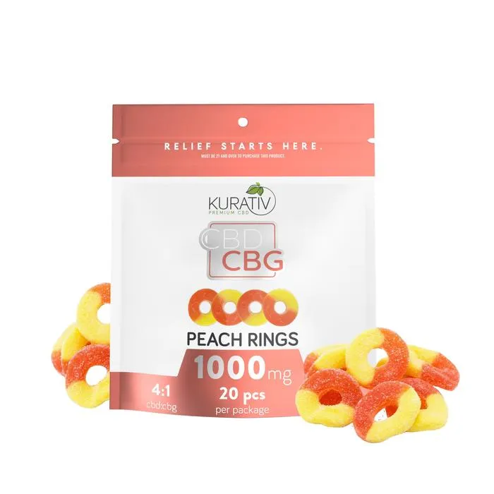 CBD : CBG 1000mg Gummies
