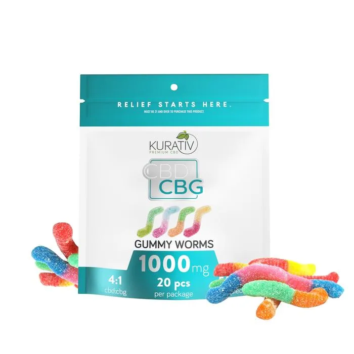 CBD : CBG 1000mg Gummies