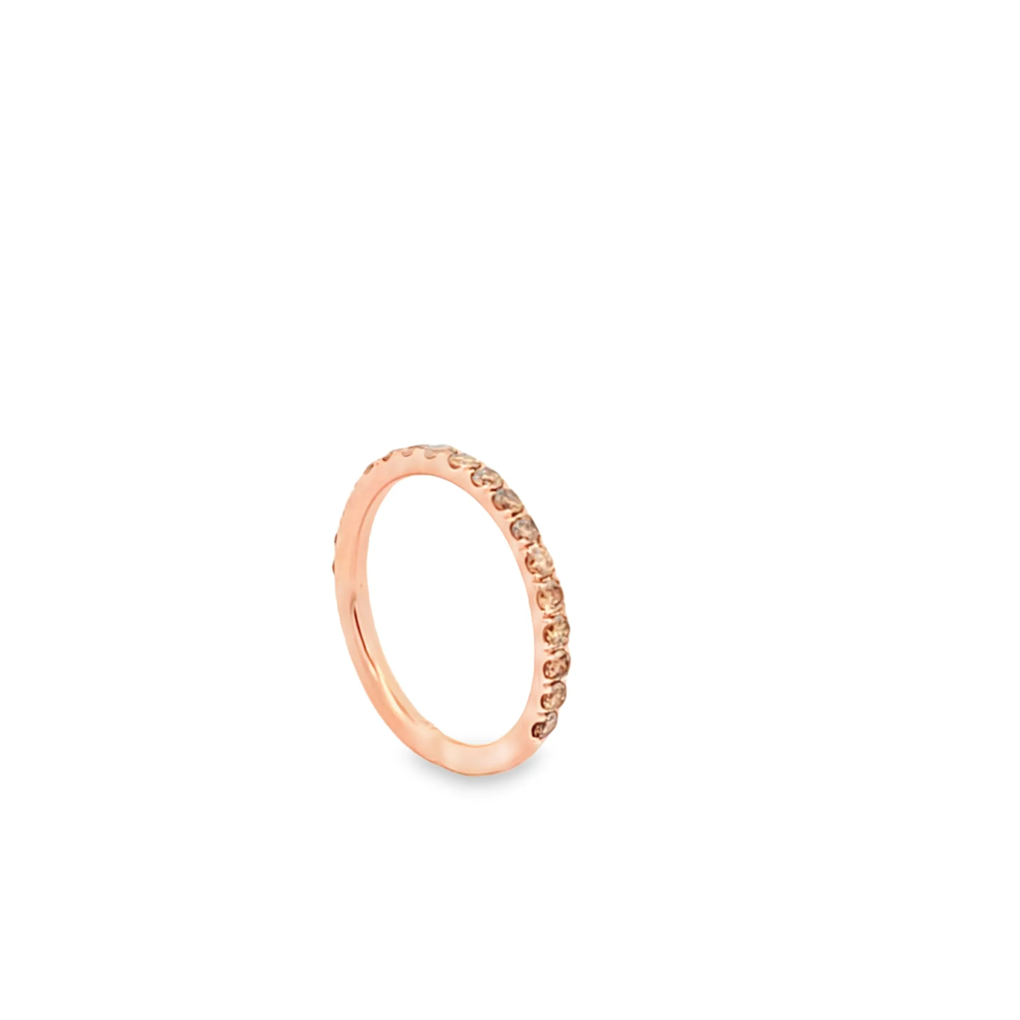 Champagne Diamond wedding Band
