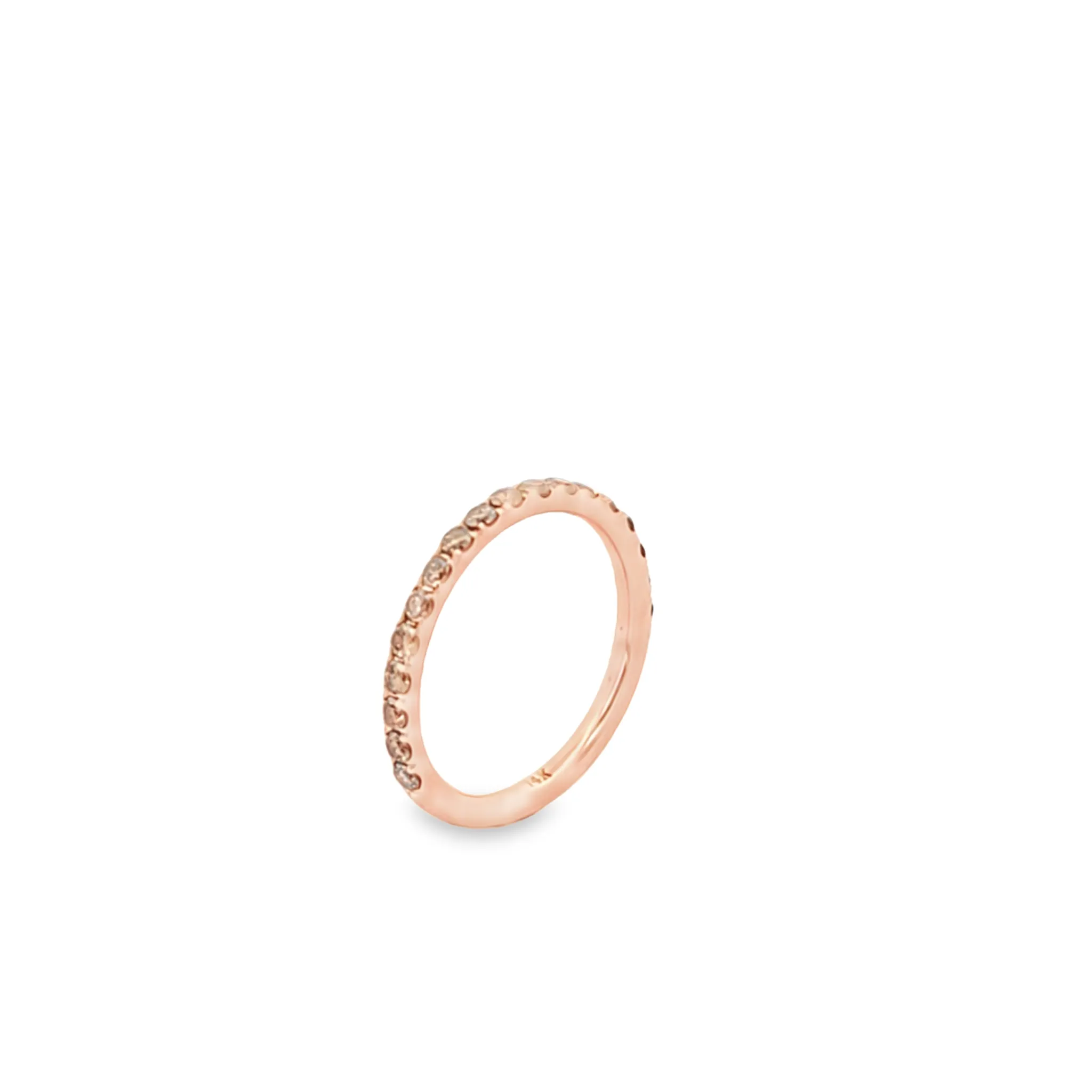Champagne Diamond wedding Band