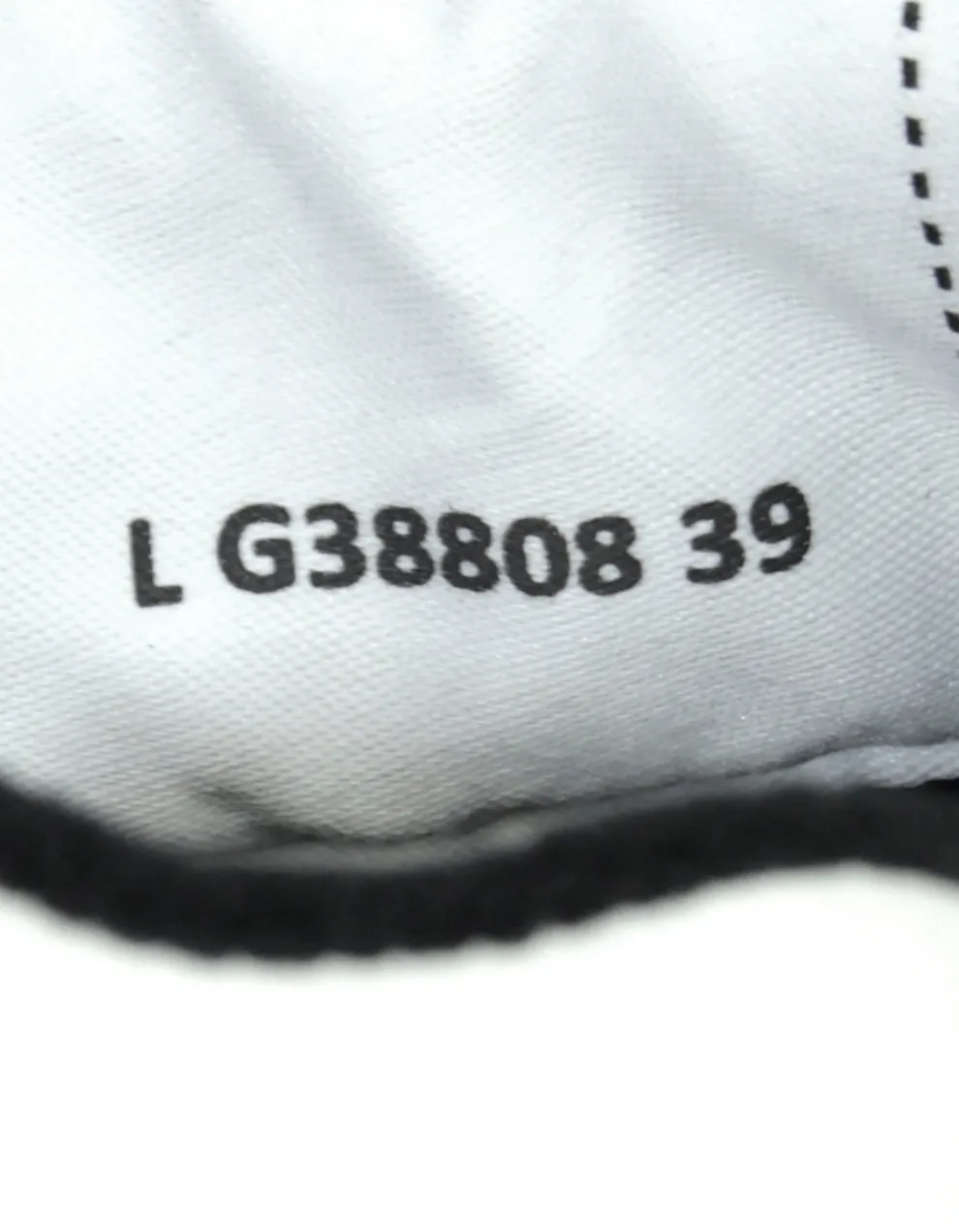 Chanel White/Black Leather Logo Sneakers sz 39