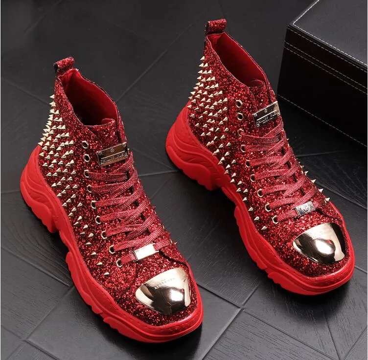 Chaussures cuir perlée luxe chic homme