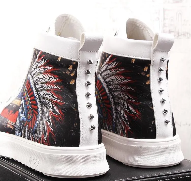 Chaussures cuir perlée luxe chic homme