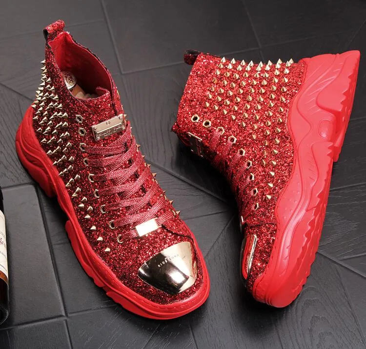 Chaussures cuir perlée luxe chic homme