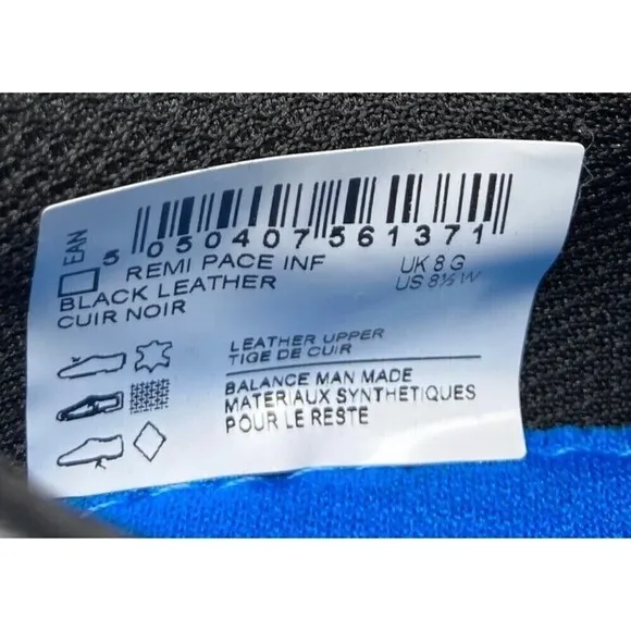Clarks Boys Black Remi Pace Sneakers Size Wide 8.5 US 25.5 EU Leather NEW NIB