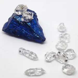 Classic Herkimer Diamond Studs (Small) :: Made To Order